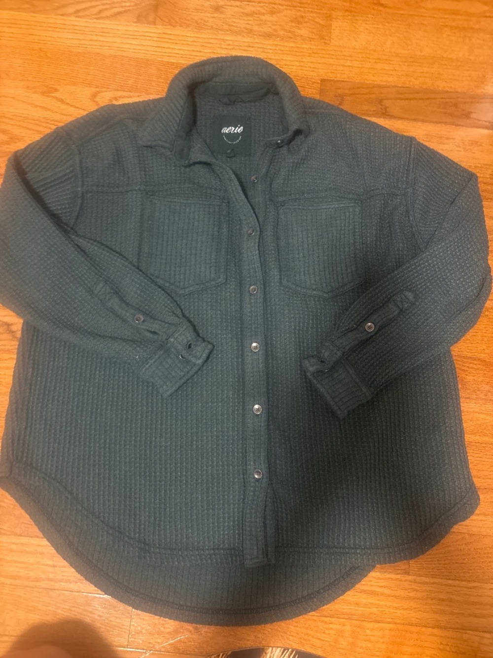 Aerie Waffle button down